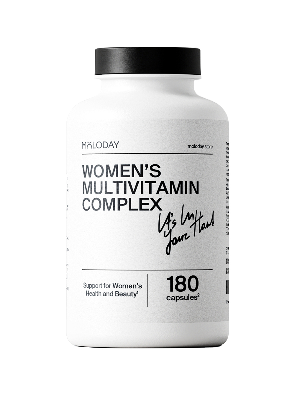 Женский мультивитаминный комплекс Women’s multivitamin complex, 180 капсул | MOLODAY