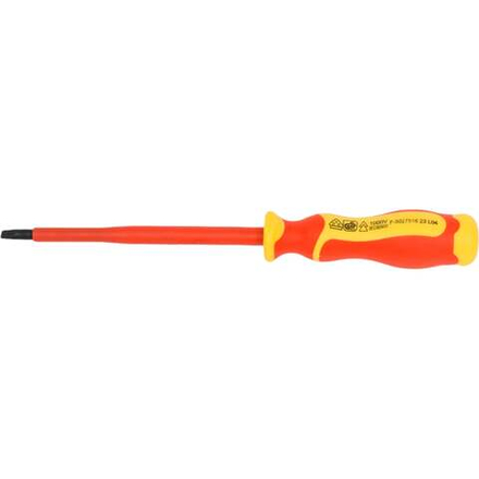 Шлицевая отвертка NEO Tools 1.0 x 5.5 x 125 мм, 1000 В 04-133