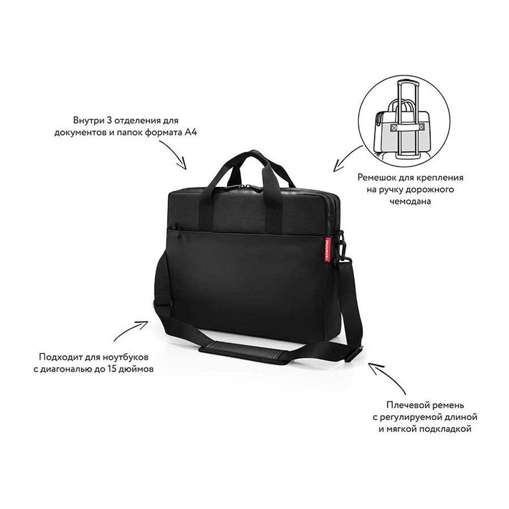 Сумка для ноутбука Workbag Canvas Black