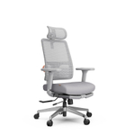 Эргономичное компьютерное кресло FoxGear NETZ модель M, серый (FG-NETZ-M-GY)