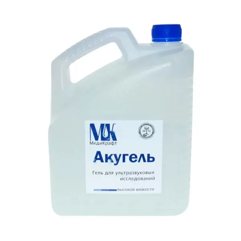 Гель для УЗИ Акугель высокой вязкости бесцветный 5 кг