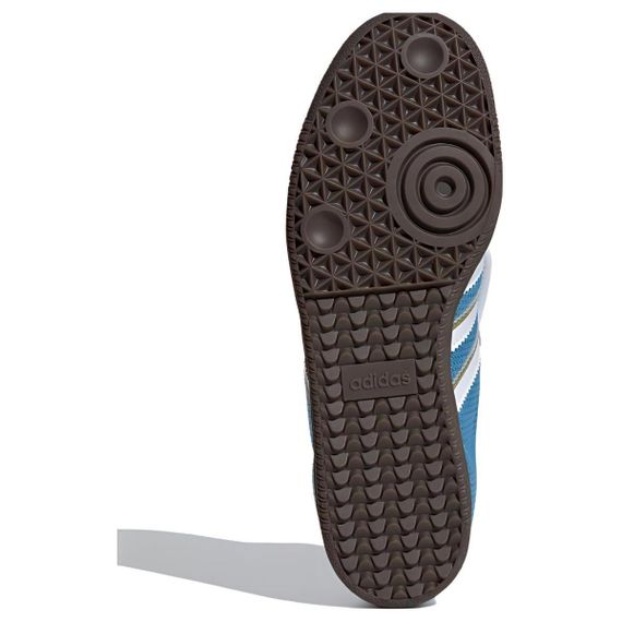 Кроссовки adidas originals SAMBA OG для скейтборда Низкие Сине-белые кроссовки