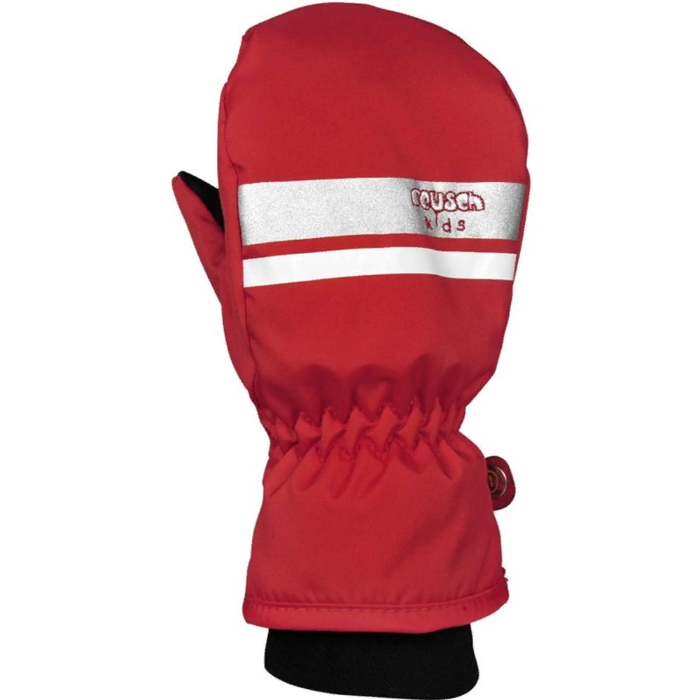 4185400  варежки Reusch Kids Mitten, цв.305 fire red / silver, Baby, р.V
