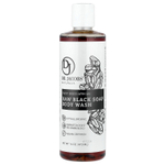 Dr. Jacobs Naturals, Африканское необработанное черное мыло для душа для тела на растительной основе, 473 мл (16 унций)