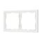 Рамка пластиковая Arlight FRM-NOBE-SFPL-2-WH 054215