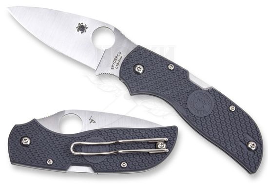 Складной нож Spyderco Chaparral Lightweight 152PGY c клинком из стали CTS-XHP, рукоять G10