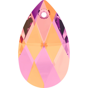 evoli 6106 Swarovski Pear Shaped Pendant - Astral Pink
