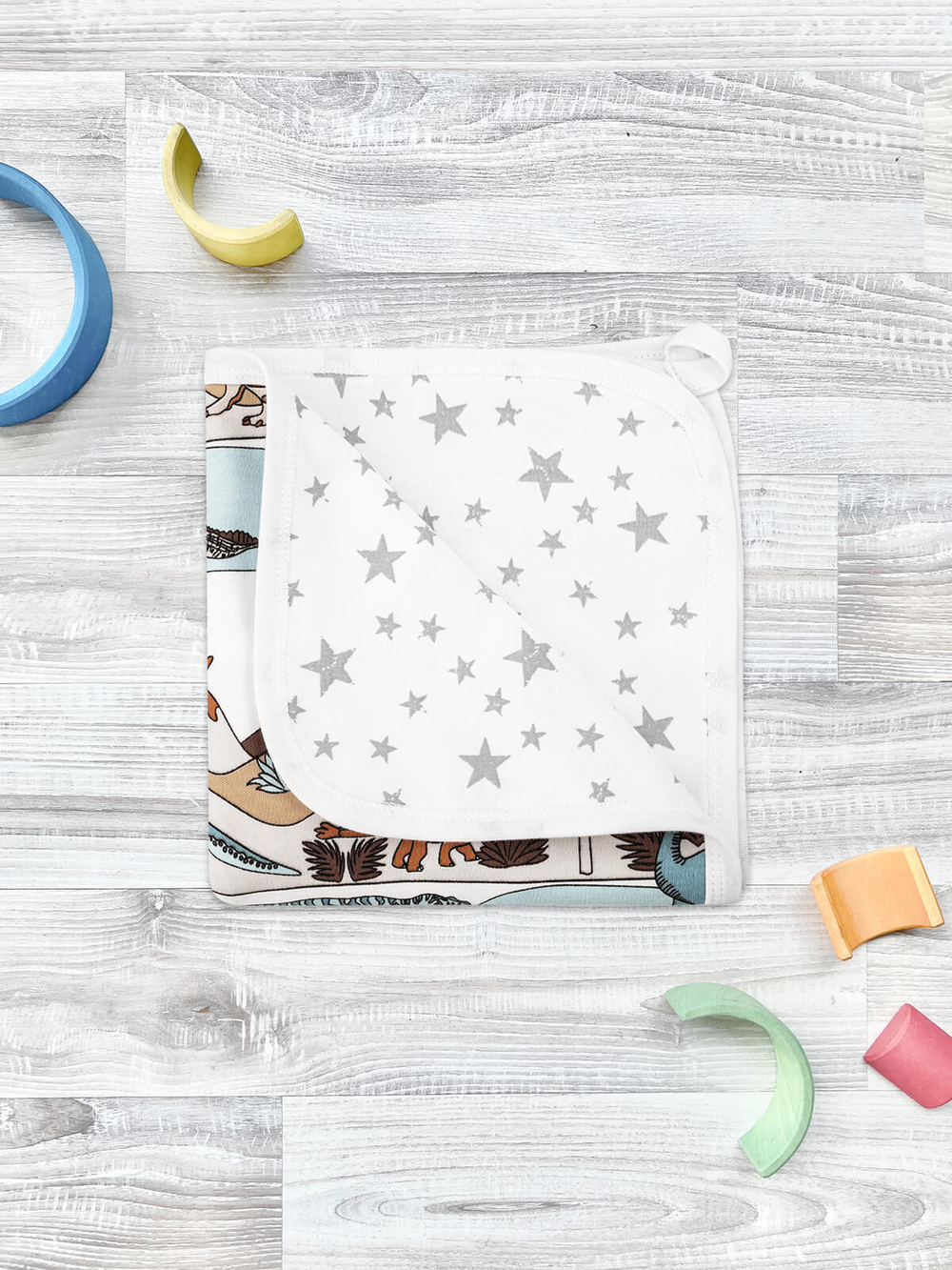 Двусторонний плед Mjölk Dinoworld, уценка