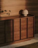 Onix Сервант с ореховым шпоном в темной отделке 200 x 80 см