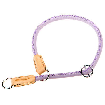 Ошейник-удавка Ferplast DERBY CS12/70 эко-кожа с нейлоновым шнуром фиолетовый