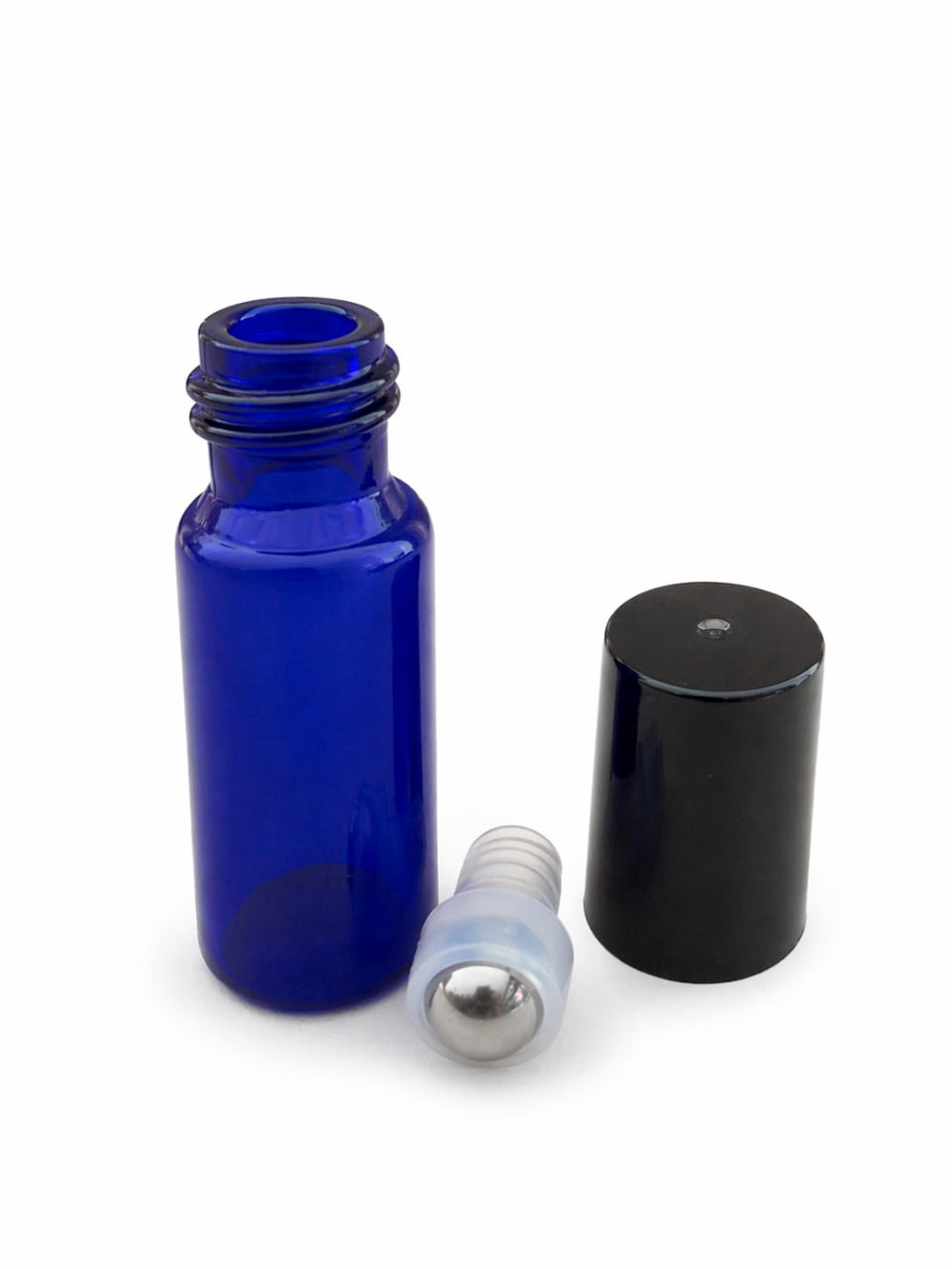 Флакон роллер стеклянный синий 5 мл