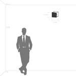 732617 Бра GABBIA 1х40W E14 ЧЕРНЫЙ