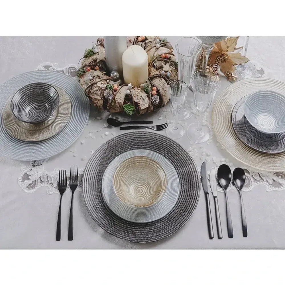 Тарелка 33см «Золотая россыпь»