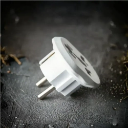 Евро переходник на все виды розеток / Сетевой адаптер UK/US/CN к обычной российской (европейской) розетке 1 шт