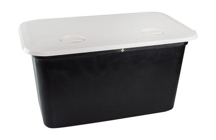 Ящик врезной с крышкой, белый, 357х606х320 мм