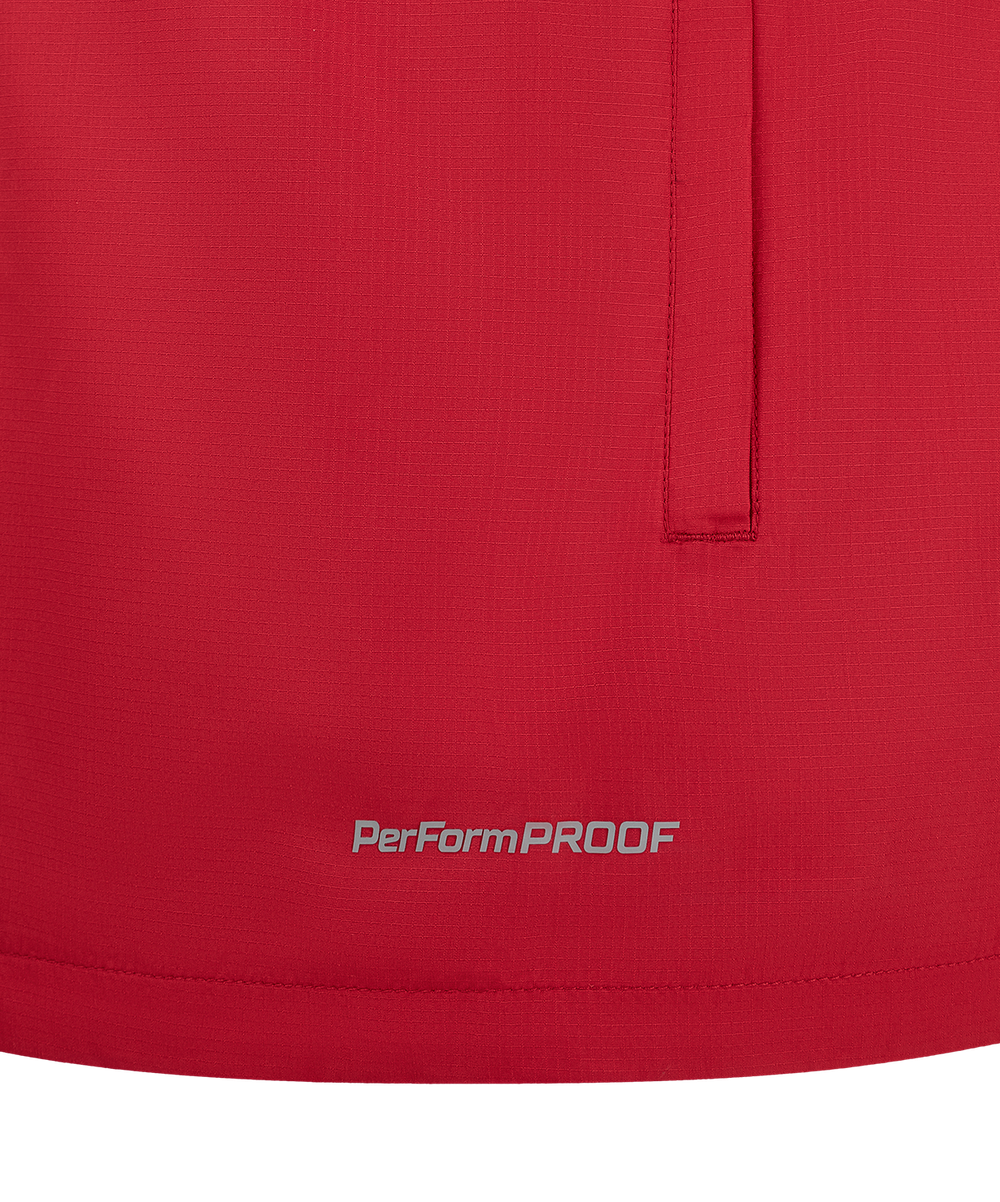Куртка ветрозащитная DIVISION PerFormPROOF Shower Jacket, красный, детский