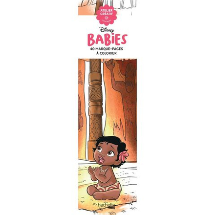 Hachette раскраска по номерам - Страницы Disney Babies: 40 цветных страниц в мягкой обложке