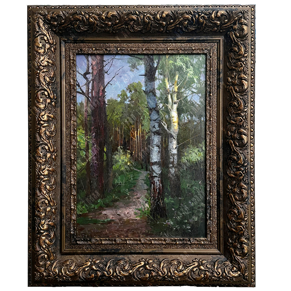 Быков В. А. (р. 1958 г.) Березки. Холст, масло. Россия, 2022 г.