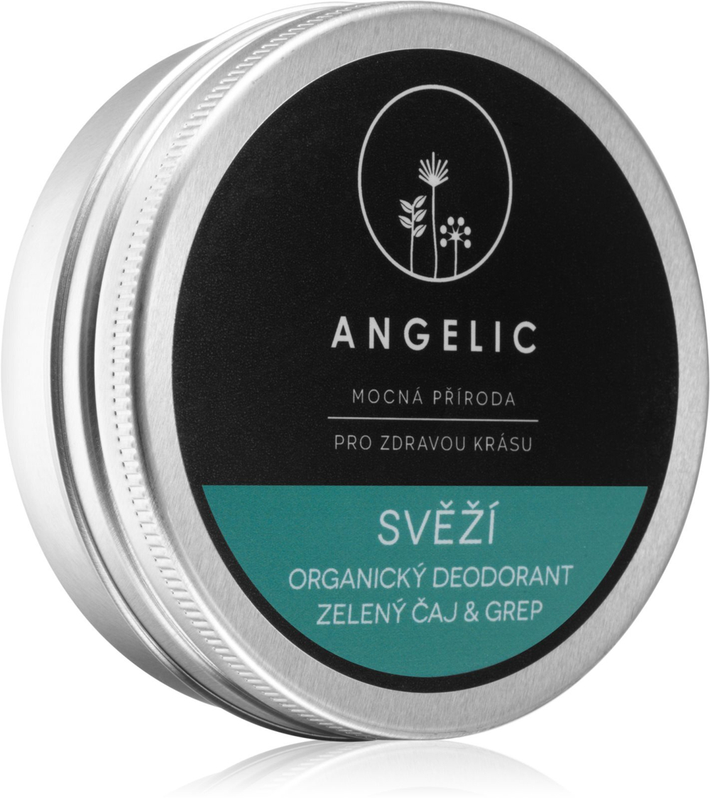 Angelic Organic deodorant "Fresh" Green tea & Grapefruit - крем-дезодорант /   50  ml  / GTIN 8594186330393