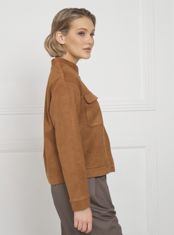 Бомбер женски АЛЕКСА (Коричнево-рыжий)