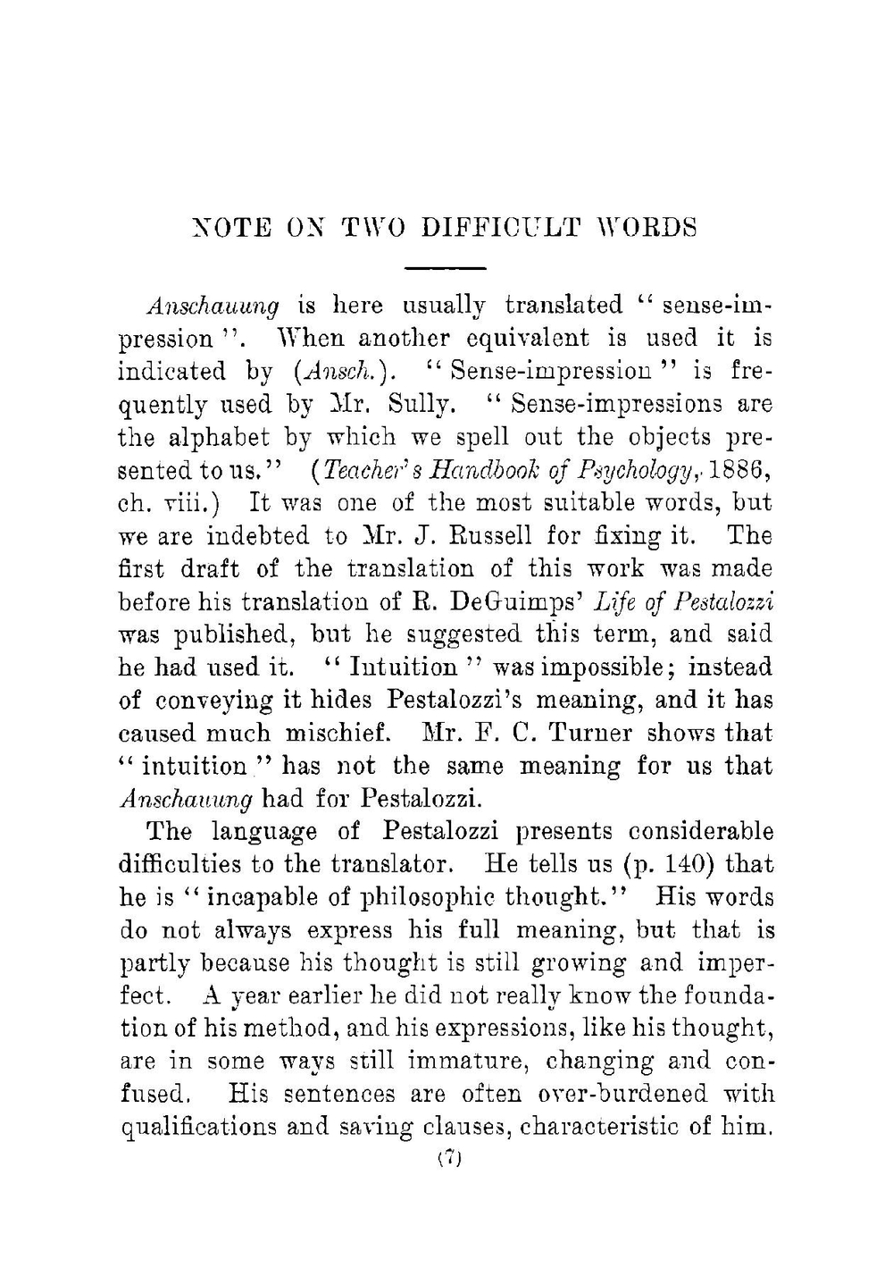 How Gertrude teaches her children; an attempt to help mothers to teach their own children and an account of the method | Johann Heinrich Pestalozzi