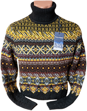 Pulltonic из шерсти и кашемира "ОРНАМЕНТ" Размеры (50-54)