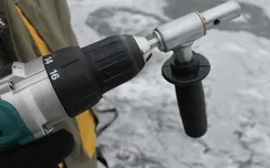 Адаптер FASTBUR для ледобуров Mora Ice с ручкой под шуруповерт 18 мм