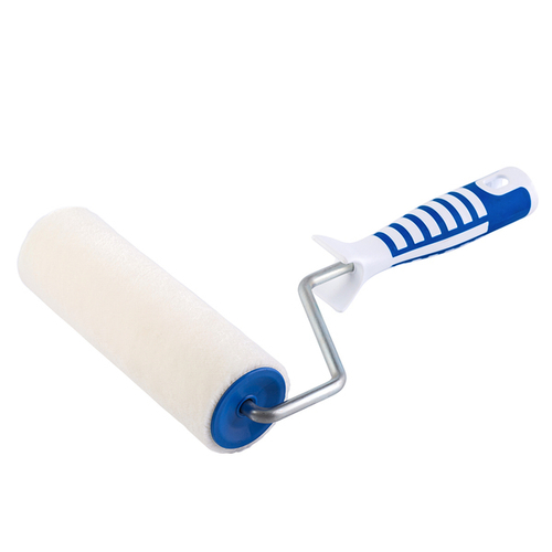 Валик 240*8мм ПРОФИ (двухкомпонентная рукоятка) Велюр белый АКОР арт.331-600