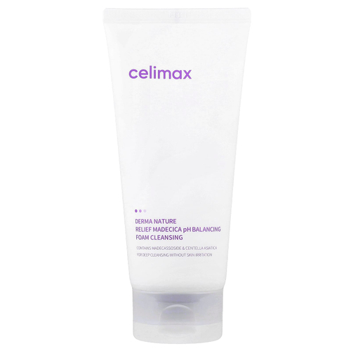 Celimax, Derma Nature, Relief Madecica pH, очищающая пенка, 150 мл (5,07 жидк. унции)