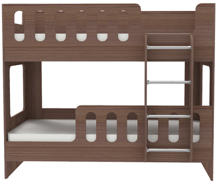 Двухъярусная кровать КарИВи ДС-20 80x160 Бодего Темный