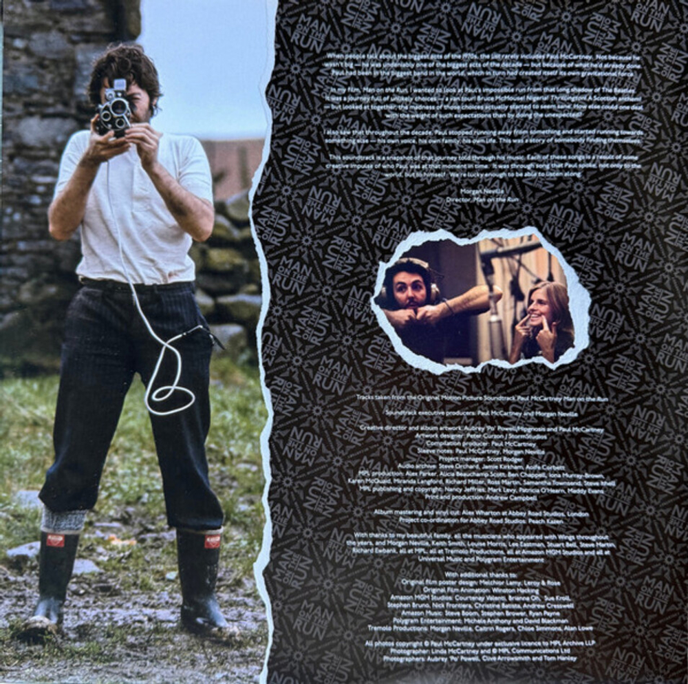 Paul McCartney / Man On The Run (Music From The Motion Picture Soundtrack)(LP)