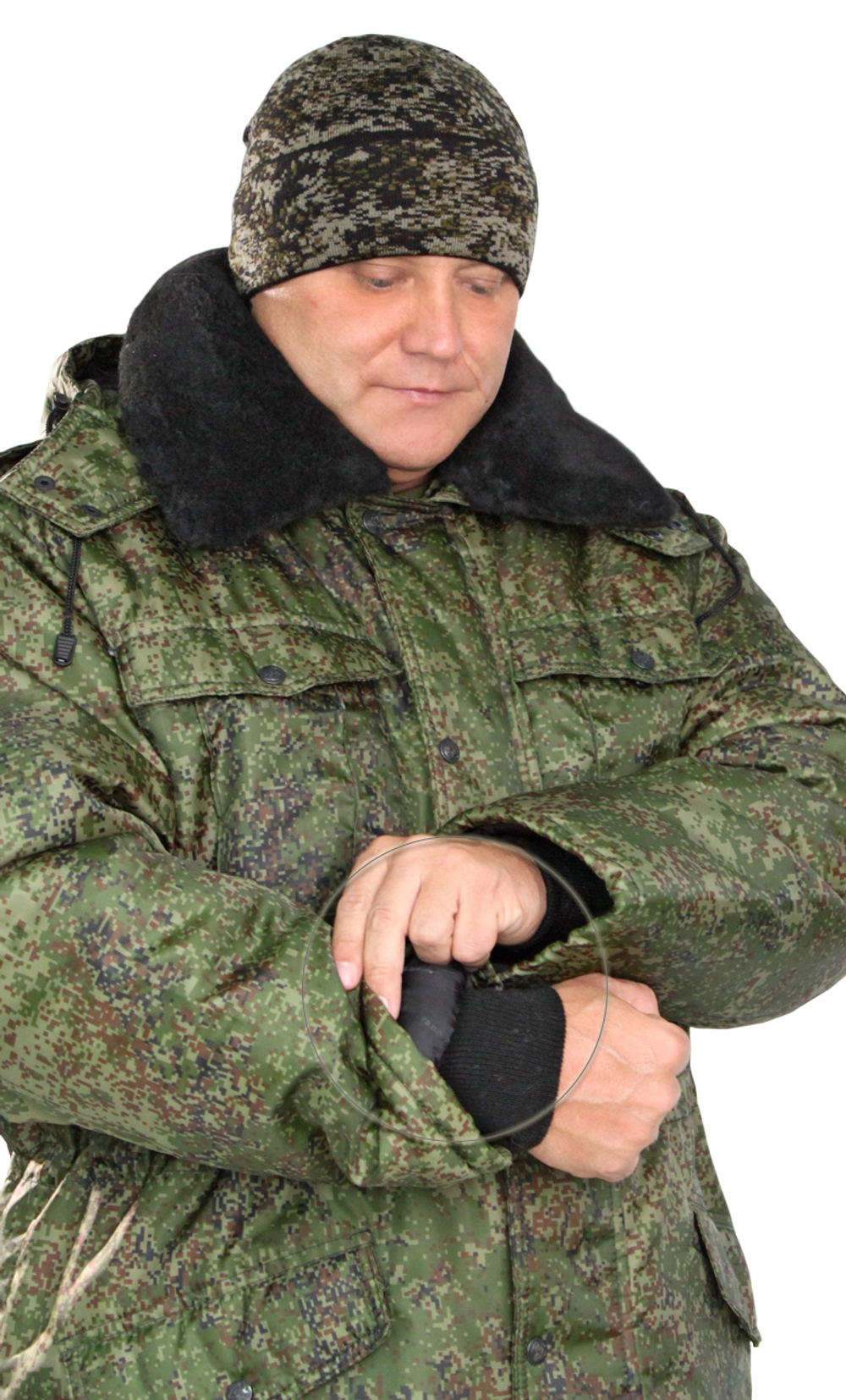 Куртка утеплённая "Зима" цв.Цифра