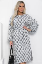 Платье Домино (светло-серое) П12763-18М LT Collection