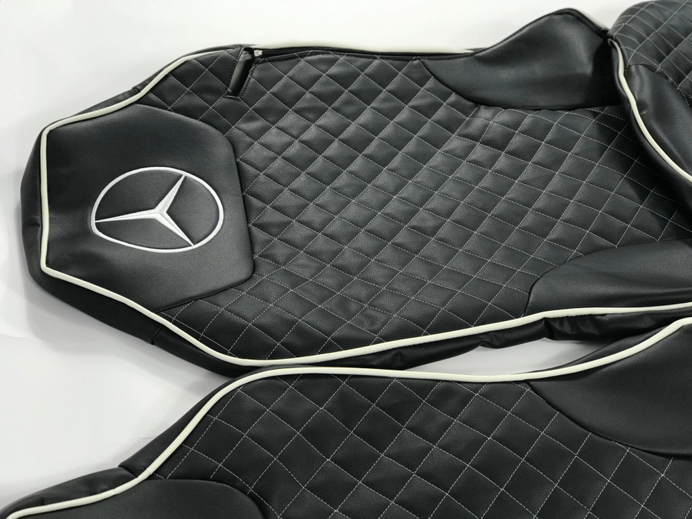 Чехлы Премиум стеганные кожаные MERCEDES MP2/MP3 2004-2013 MR41