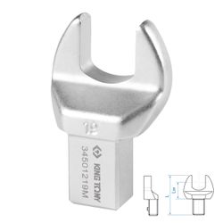 KING TONY (34501219M) Насадка рожковая серии "FIT", 19 мм, 14х18 мм