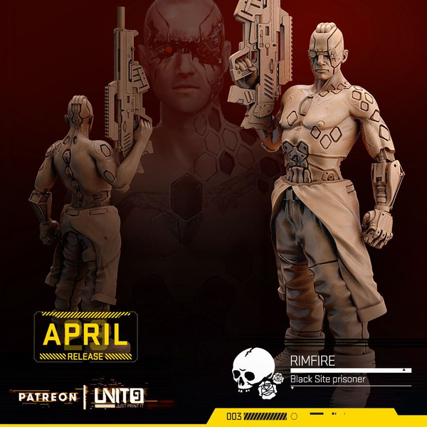 Тюремные бунты Cyberpunk - Prison Riots Миниатюры 32-56-75mm (75mm / 13)