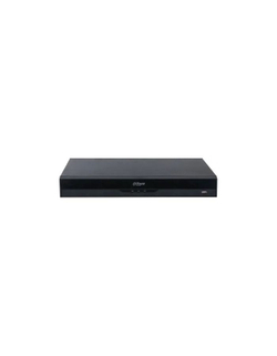 DAHUA DHI-NVR5216-8P-EI 16-канальный IP-видеорегистратор c PoE, 4K, H.265+, видеоаналитика, входящий поток до 384Мбит/с, 2 SATA III до 16Тбайт