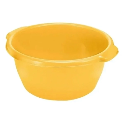 Таз круглый 14л (желтый)