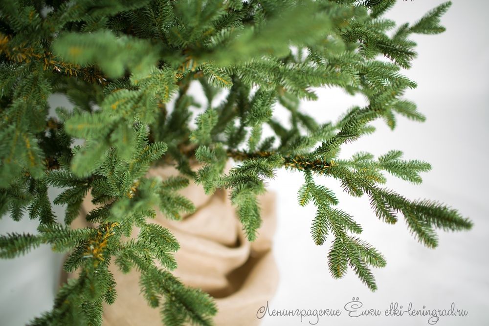 Искусственная ель на ножке «Датская» (хвоя Литая) 240 см / 2.4 м