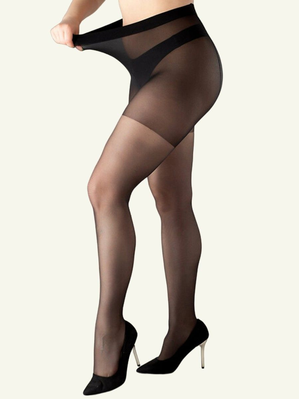 Колготки больших размеров 6 с шортиками