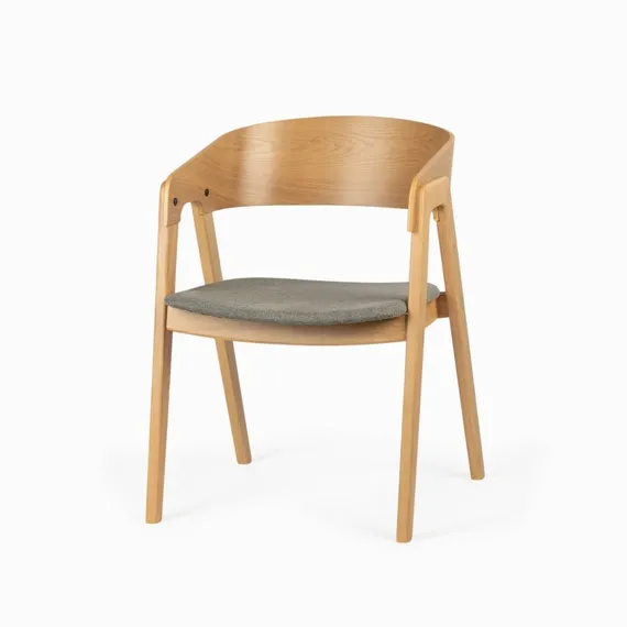 Стул Prerogative, ясень, серое сиденье