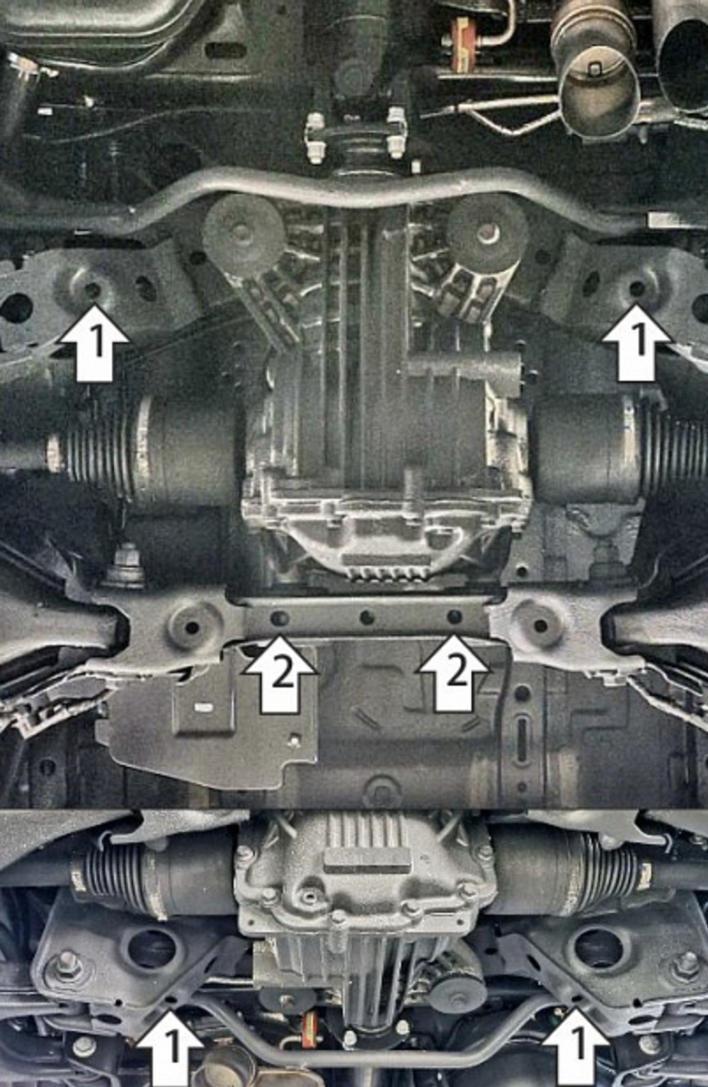 Защита заднего дифференциала для Tank 700 (2024-) MOTODOR.73123