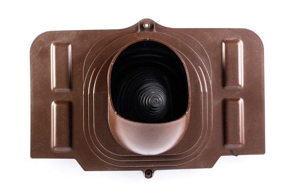 Турбодефлектор TD110, вент.выход 110 не утепленный, проходной элемент универсальный, коричневый