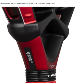 NOX, SS, PALA EA10 VENTUS HYBRID 12K Xtrem BY EDU ALONSO (2026), Padel Racket