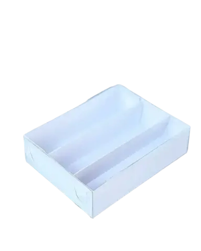 Коробка для макаронс на 18 шт, белая, 205*155*55 мм