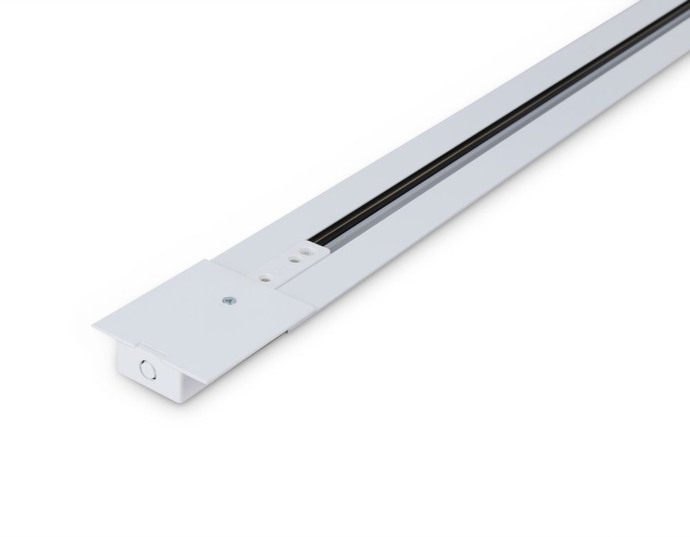 Ambrella Шинопровод встраиваемый однофазный Standard 220V 1m (ввод питания, 1 заглушка, крепление в комплекте) Standard 220V GL7121