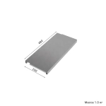 Металлическая полка IF, глубина 200 мм, длина 480 мм — цельнометаллическая