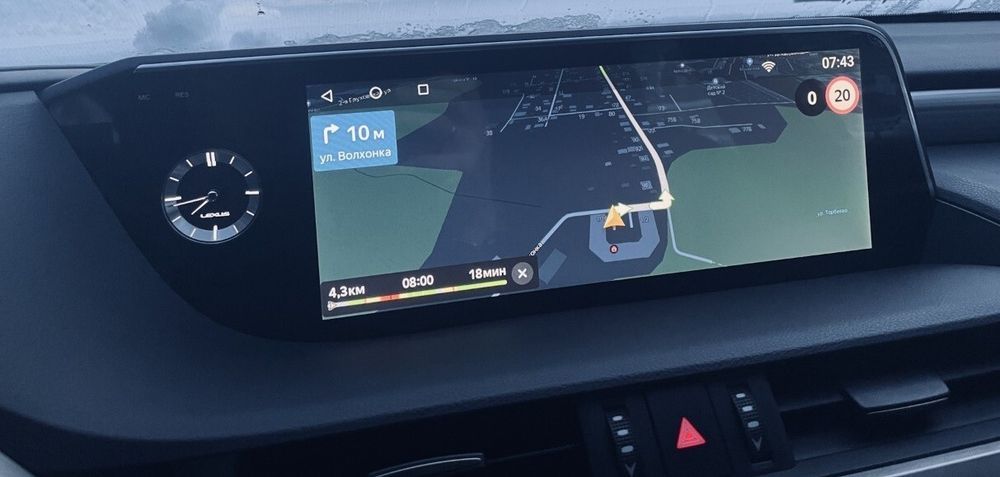 Магнитола для Lexus ES 2018-2021 (тачпад) - Radiola RDL-LEX-ES18 монитор 12.3&quot;, Android 10, 8Гб+128Гб, CarPlay, 4G SIM-слот