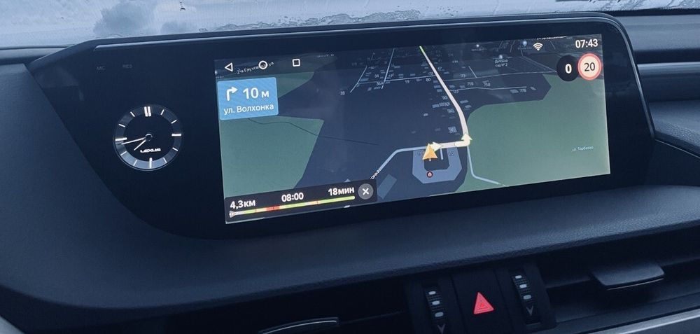 Магнитола для Lexus ES 2018-2021 (тачпад) - Radiola RDL-LEX-ES18 монитор 12.3&quot; на Android 13, 8Гб+128Гб, CarPlay, 4G SIM-слот