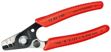 Инструмент для снятия изоляции с оптоволоконных кабелей KNIPEX 12 82 130 SB KN-1282130SB